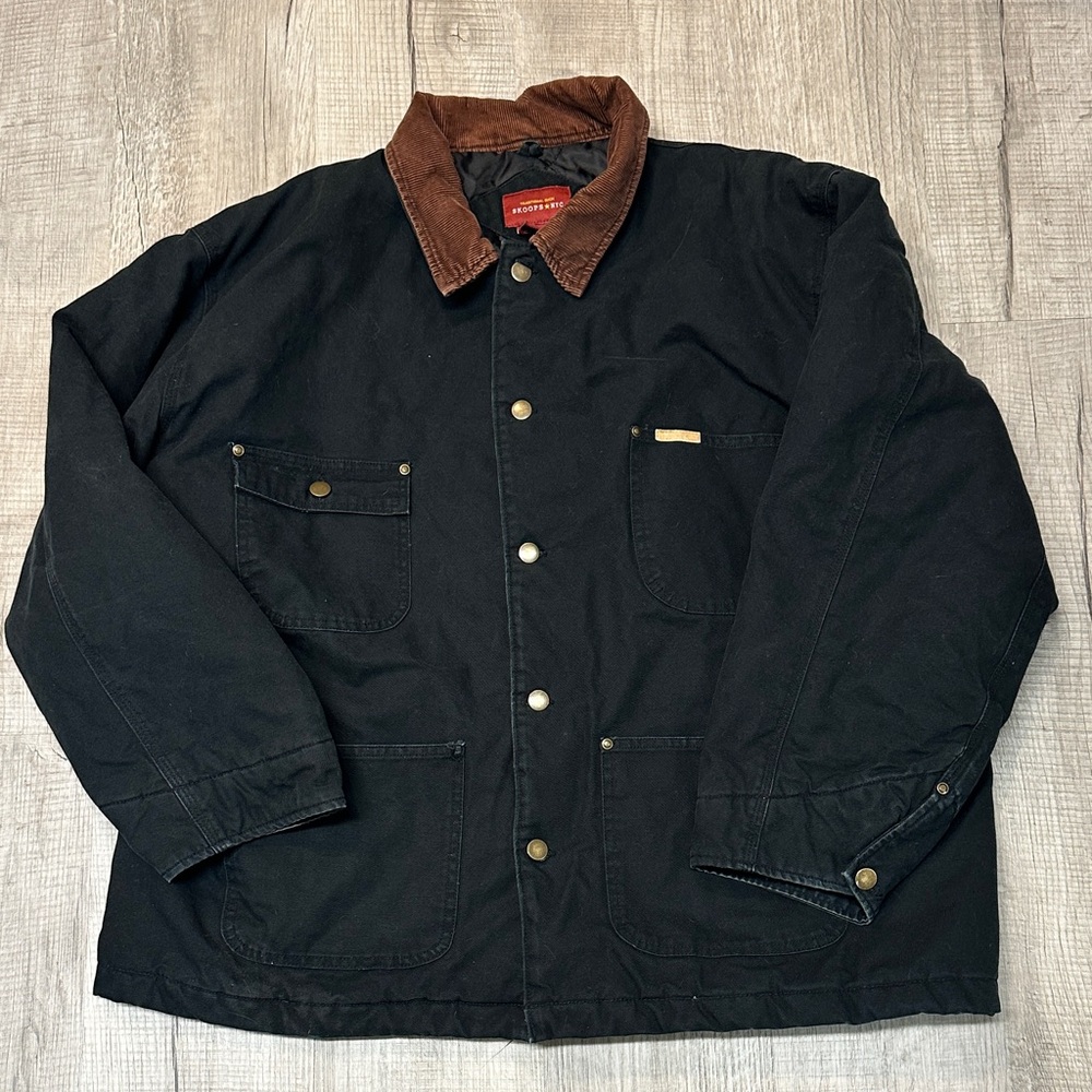 Vintage Skoops NYC Black Field Jacket | 2XL